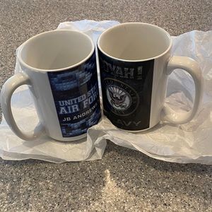 COFFEE CUPS, MILITARY PRINT Set (2) ☕️